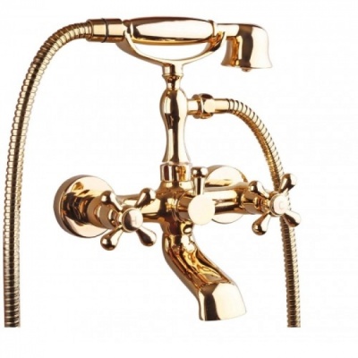 Смеситель для ванны Kaiser Carlson Style 44222-3/44223-3 GOLD Золото