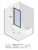 Шторка на ванну Riho Lucid GD501 80 GDB508B000 профиль Черный стекло прозрачное