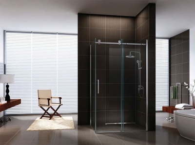 Душевой уголок Berges Wasserhaus Gelios 120х90 061019 профиль Хром стекло прозрачное