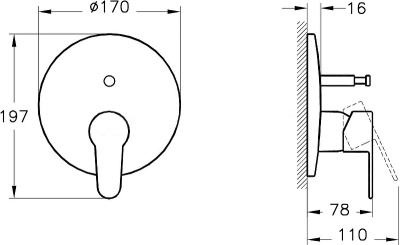 Душевая система Vitra Win S A49265EXP Хром