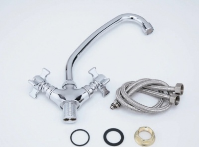 Смеситель для кухни Frap F4124 Хром