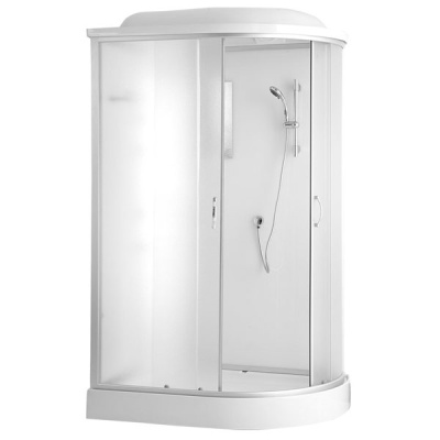 Душевая кабина Erlit Comfort ER3512PL 120x80 задняя стенка Белая стекло матовое
