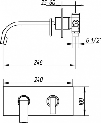Смеситель для раковины Migliore Alimatha ML.ALC-5745 Хром