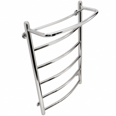 Водяной полотенцесушитель Laris Стандарт П6 60х50 с полкой Хром