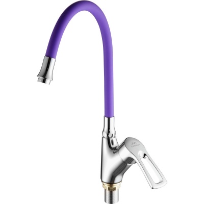 Смеситель для кухни Fashun A4466-A7254 Фиолетовый Хром