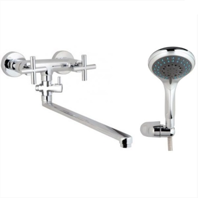 Смеситель для ванны GPD Nino AEB09-3 универсальный Хром