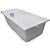 Ванна из литьевого мрамора Marmo Bagno Алесса 180x80 MB-AL180-80 с ножками без гидромассажа