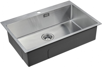 Кухонная мойка Paulmark Saar 75 PM807551-BS Брашированная сталь