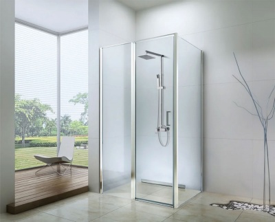 Душевой уголок Berges Wasserhaus Urban 90х90 061011 профиль Хром стекло прозрачное