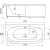 Акриловая ванна Акватек Морфей 190х90 без гидромассажа