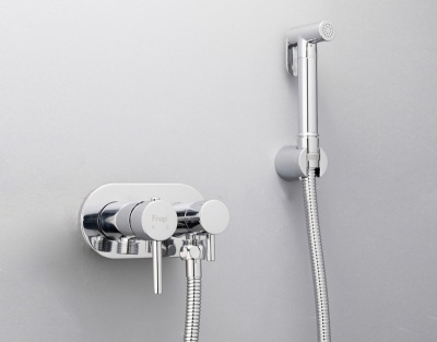 Гигиенический душ со смесителем Frap F7508 Хром