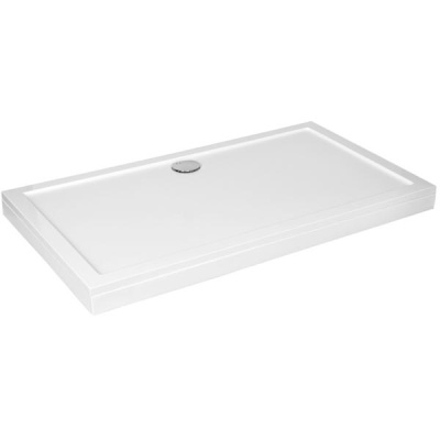 Душевой поддон из искусственного камня Aquanet Alfa Delta 140x80 Белый