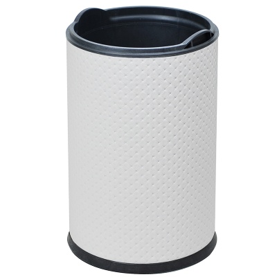 Ведро для мусора Cameya Punto 08PW-B открытое Белое