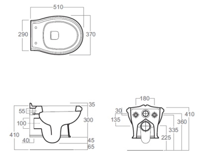 Унитаз Simas Arcade AR 841 Белый