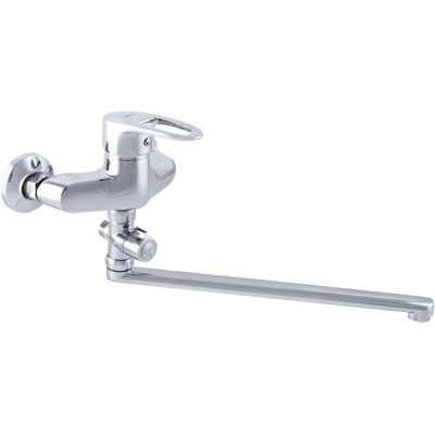 Смеситель для ванны Zerix EDL 180 ZX0030 универсальный Хром