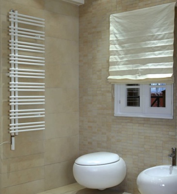 Полотенцесушитель Zehnder Yucca asymmetric YAE-170-060/YD Белый правый с электропатроном WIVAR и блоком ДУ