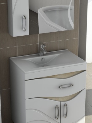 Тумба под раковину Vigo Mirella 70 Белая