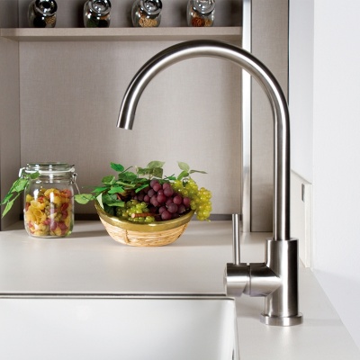 Смеситель для кухни Clever Curve-Inox Finishing 99850 Нержавеющая сталь