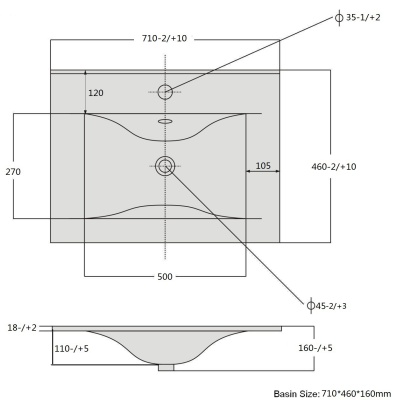 Тумба с раковиной SanVit Кубэ-3 70 kkube3070 в цвете Ral Белый глянец