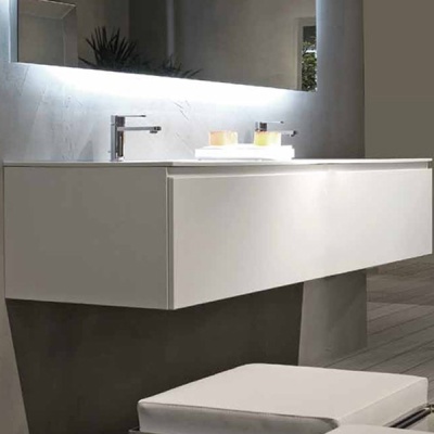 Тумба с раковиной SanVit Флай 60 kfly2060 в цвете Ral подвесная Белый глянец