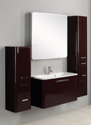 Тумба под раковину Акватон Валенсия 90 1A123501VAG30 глянцевая, белый жемчуг