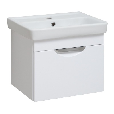 Тумба с раковиной Runo Ибица 50 Белая