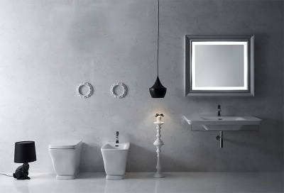 Раковина Globo Relais RE080 bianco lucido