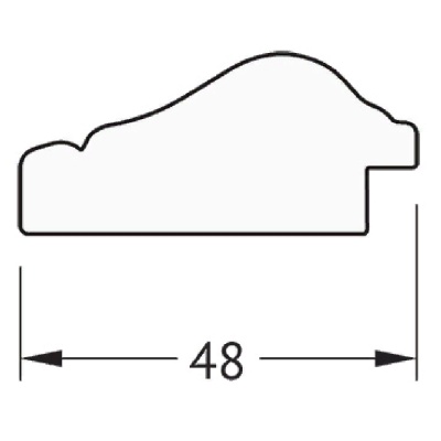 Зеркало Evoform Definite 92х72 Алебастр