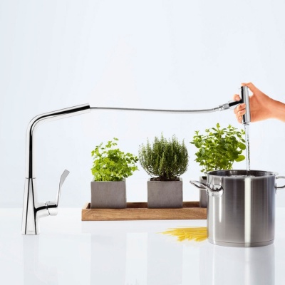 Смеситель для кухни Hansgrohe Metris Select M7115-H320 73803000 Хром