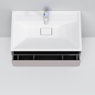 Тумба под раковину AM.PM Inspire V2.0 80 M50AFHX0803EGM подвесная Серая матовая