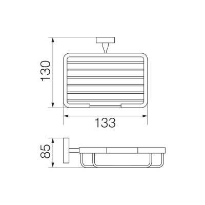 Мыльница Veragio Bonjour VR.BNR-7852.BR Бронза