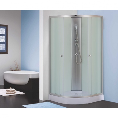 Душевая кабина Niagara NG-4301-08ВК 90х90 стекло матовое задняя стенка Белая