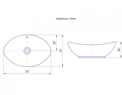 Тумба c раковиной Bellezza Рио 70 L Белая