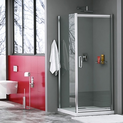 Душевой уголок WasserKRAFT Salm 90x100 27I22 Хром Прозрачный