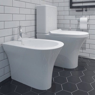 Унитаз компакт Timo Reko TK-201 с бачком и сиденьем Микролифт