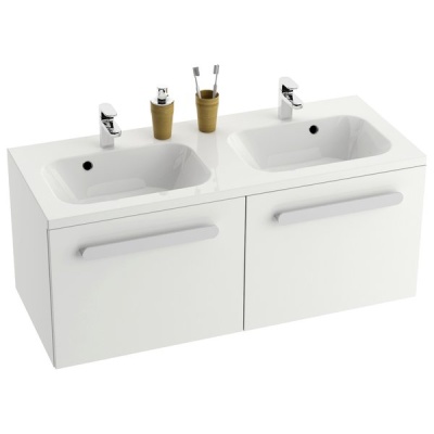 Тумба под двойную раковину Ravak Chrome SD 1200 Белая