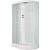 Душевая кабина Bolu Sektors 80х110 BL-110n L профиль Белый стекло прозрачное с художественным рисунком