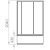 Душевая кабина Domani-Spa Simple High 90x90 DS01ES99WCl00 профиль Белый задние стенки Белые
