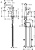 Смеситель для кухни Hansgrohe Metris Select M71 73802000 Хром