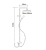 Душевая система Frap F2405 без смесителя Хром