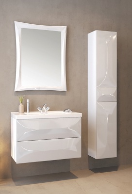 Тумба под раковину Marka One Elegant 80П Cappuccino