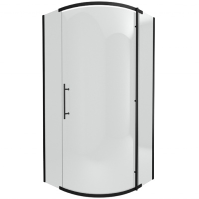 Душевой уголок Bravat Black Line 90x90 BS090.1110A профиль Черный стекло прозрачное