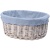 Корзина для белья WasserKRAFT Rossel 40x34x16 WB-280-M Белая