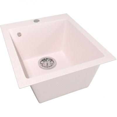 Кухонная мойка Mixline ML-GM14-311 525096 Светло-розовая