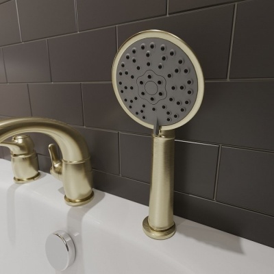 Смеситель на борт ванны Iddis Oldie OLDBR30i07 Бронза