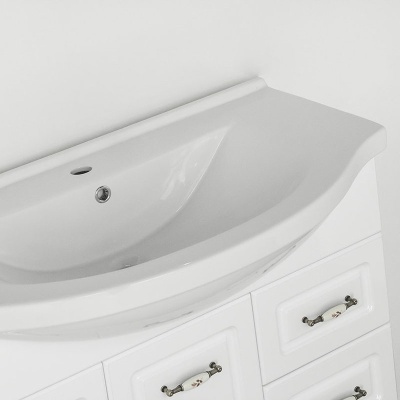 Тумба под раковину Style Line Олеандр-2 90 Люкс Рельеф пастель
