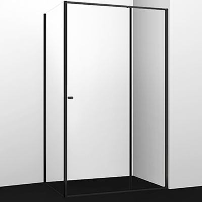 Душевой уголок WasserKRAFT Dill 120x90 61S07 профиль Черный стекло прозрачное