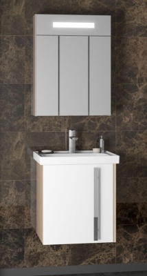 Зеркальный шкаф Opadiris Стайл 70 Z0000012268 с подсветкой Орегон