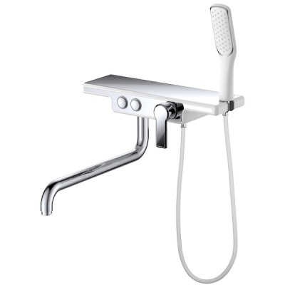 Смеситель для ванны D&K Berlin Steinbeis DA1443316 Хром Белый