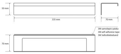 Полотенцедержатель Bemeta Niva 101112135 Хром